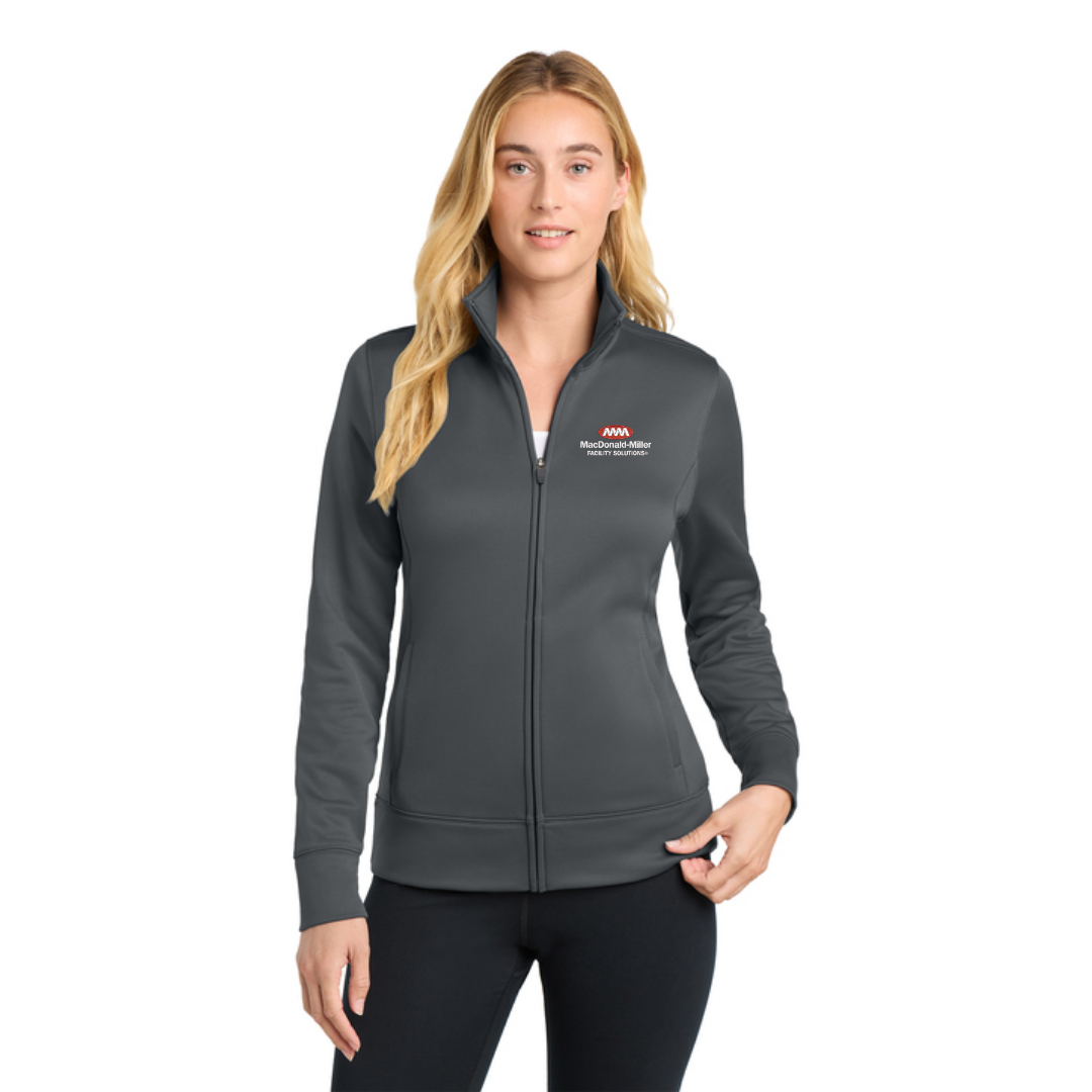 Sport-Tek® Women's Sport-Wick® Fleece Full-Zip Jacket