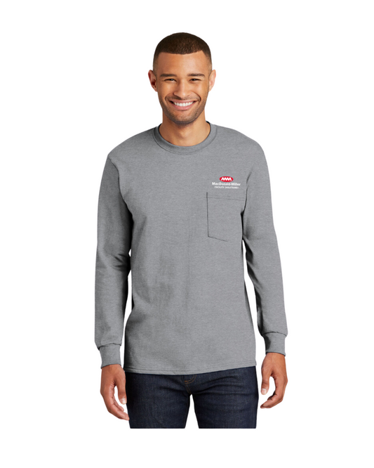 Long Sleeve Essential Pocket Tee (Mac-Rack)