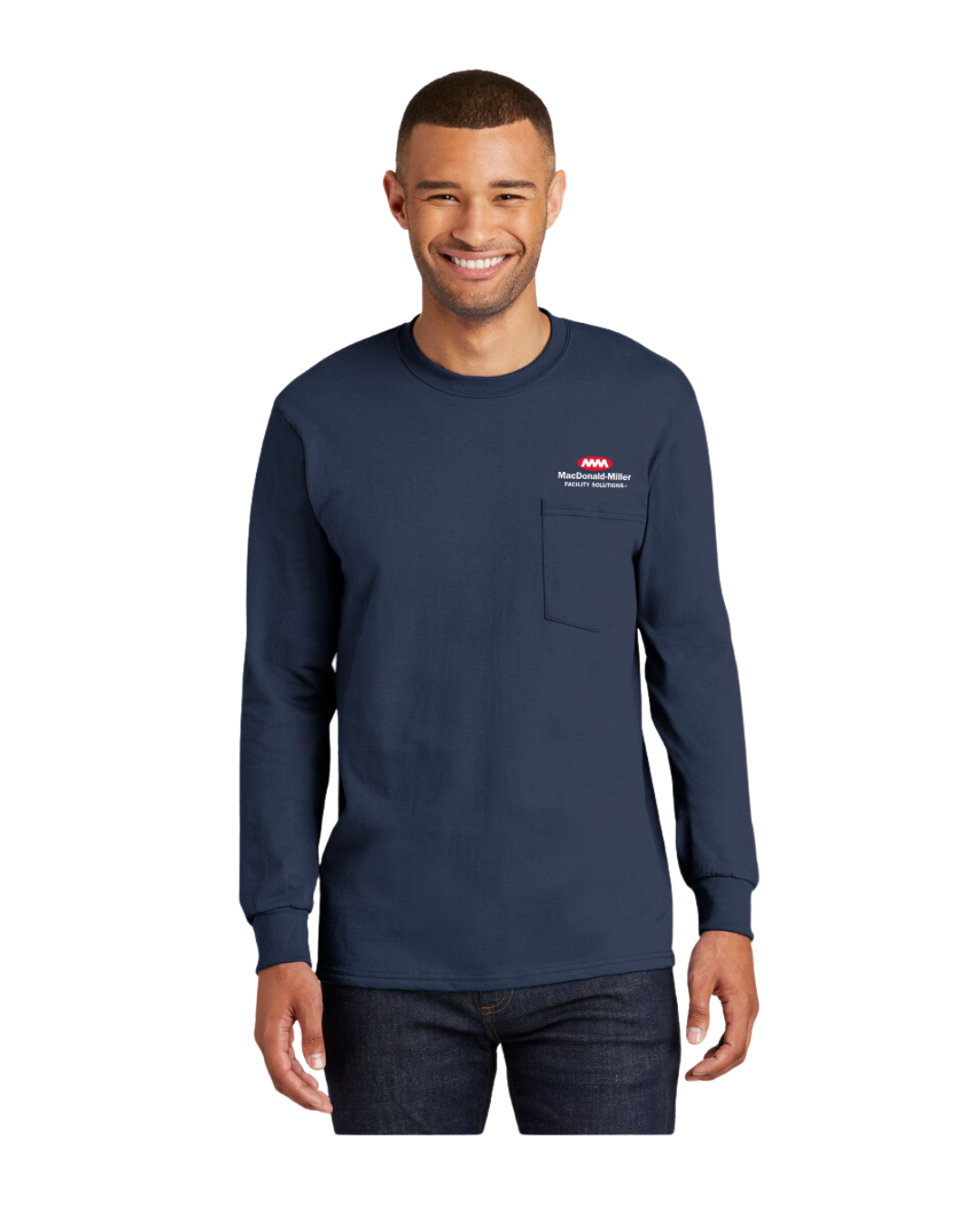 Long Sleeve Essential Pocket Tee (Mac-Rack)